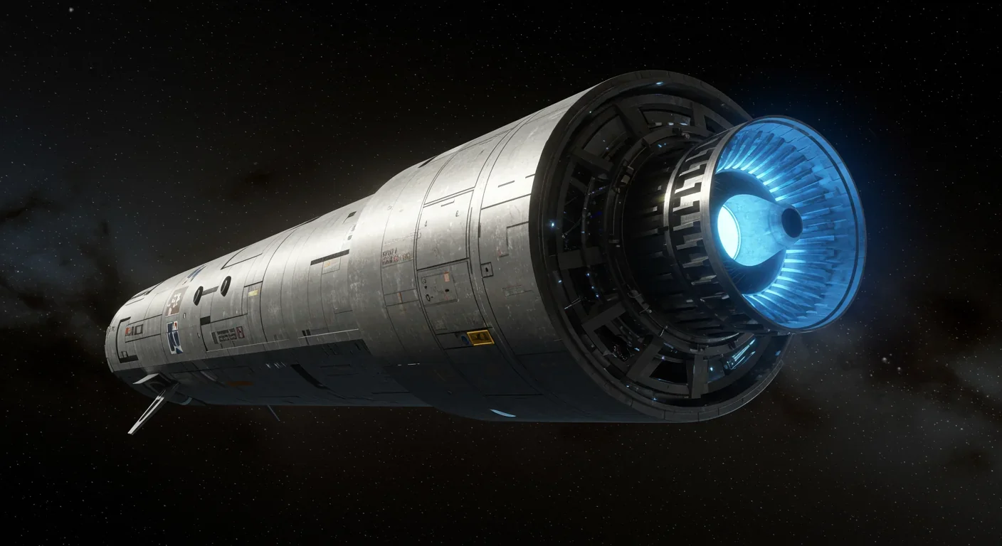 Conceptual antimatter-powered spacecraft designed for interstellar travel