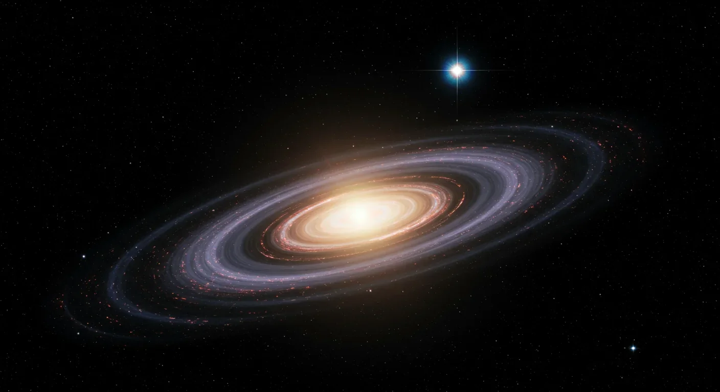 NASA researcher analyzing exoplanet transit data on computer screens showing light curves from binary star systems