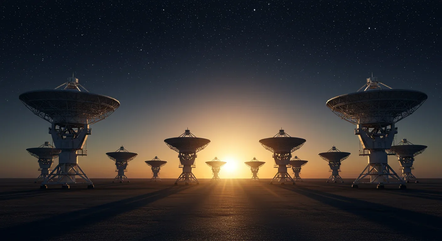 Next-generation radio telescope array preparing for expanded SETI searches at dawn