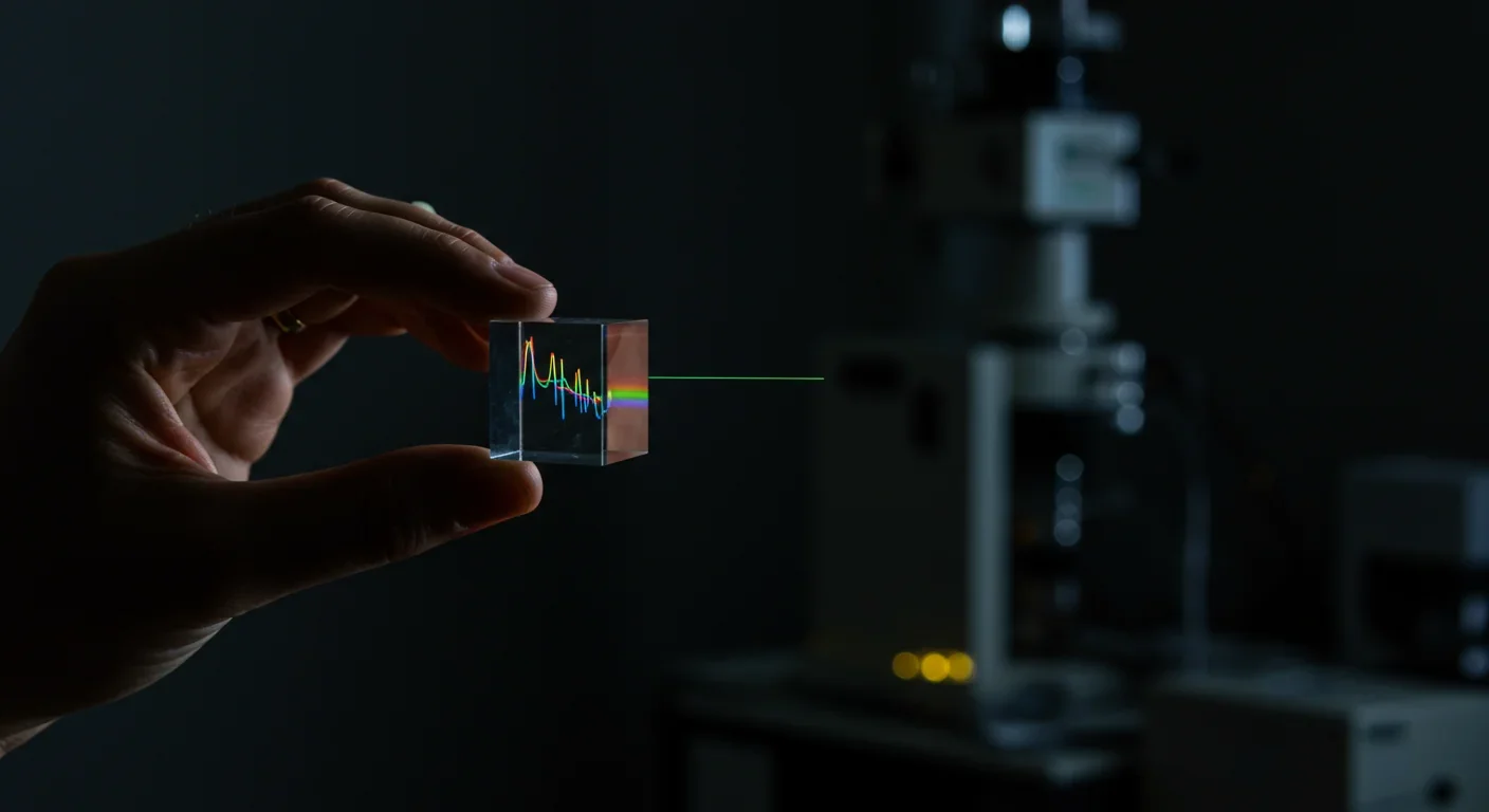 Spectroscopy equipment showing how astronomers identify elements in starlight through absorption lines