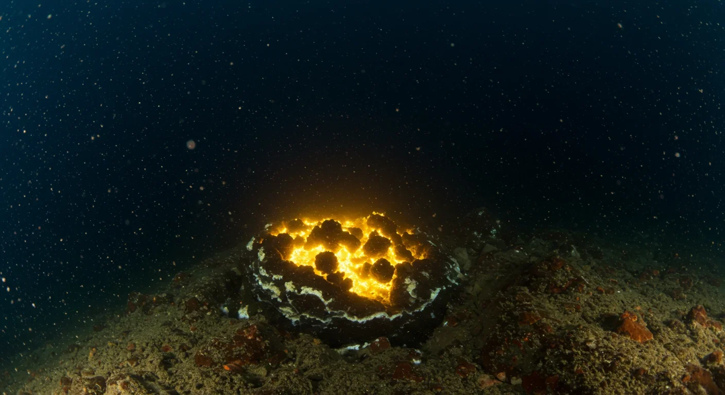 Deep-sea hydrothermal vent similar to environments expected in Europa's ocean