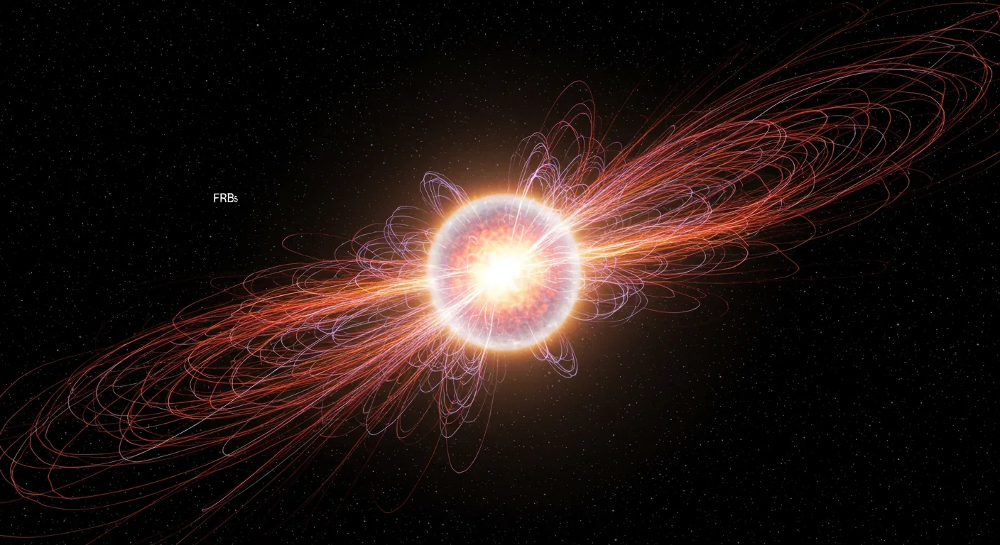 Magnetar neutron star with intense magnetic fields in space