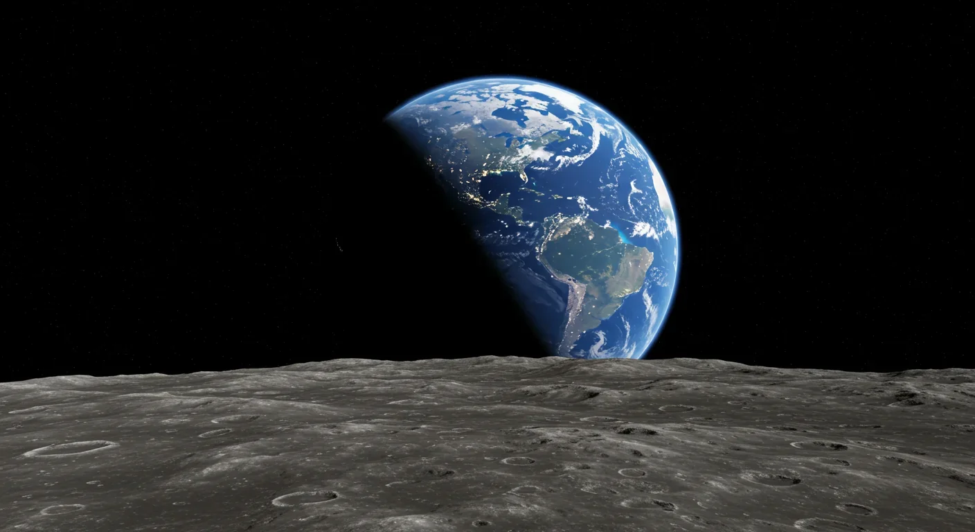 Artist rendering of Theia colliding with proto-Earth 4.5 billion years ago, creating debris that formed the Moon