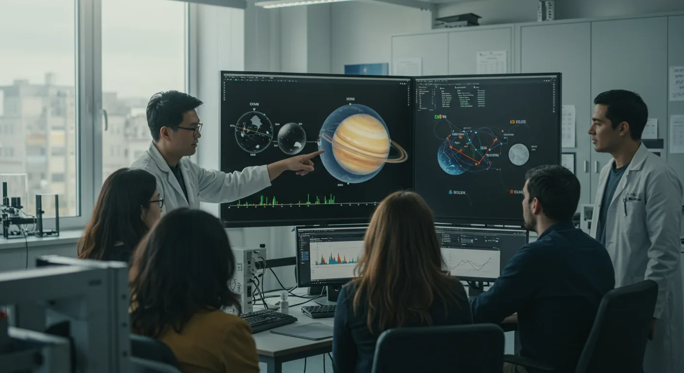 Comparison of the Moon's smooth near side and heavily cratered far side showing dramatic geological differences
