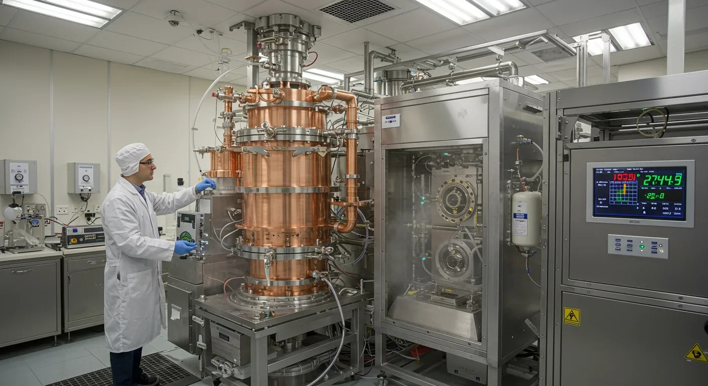 International delegates negotiating lunar resource rights around an illuminated Moon model