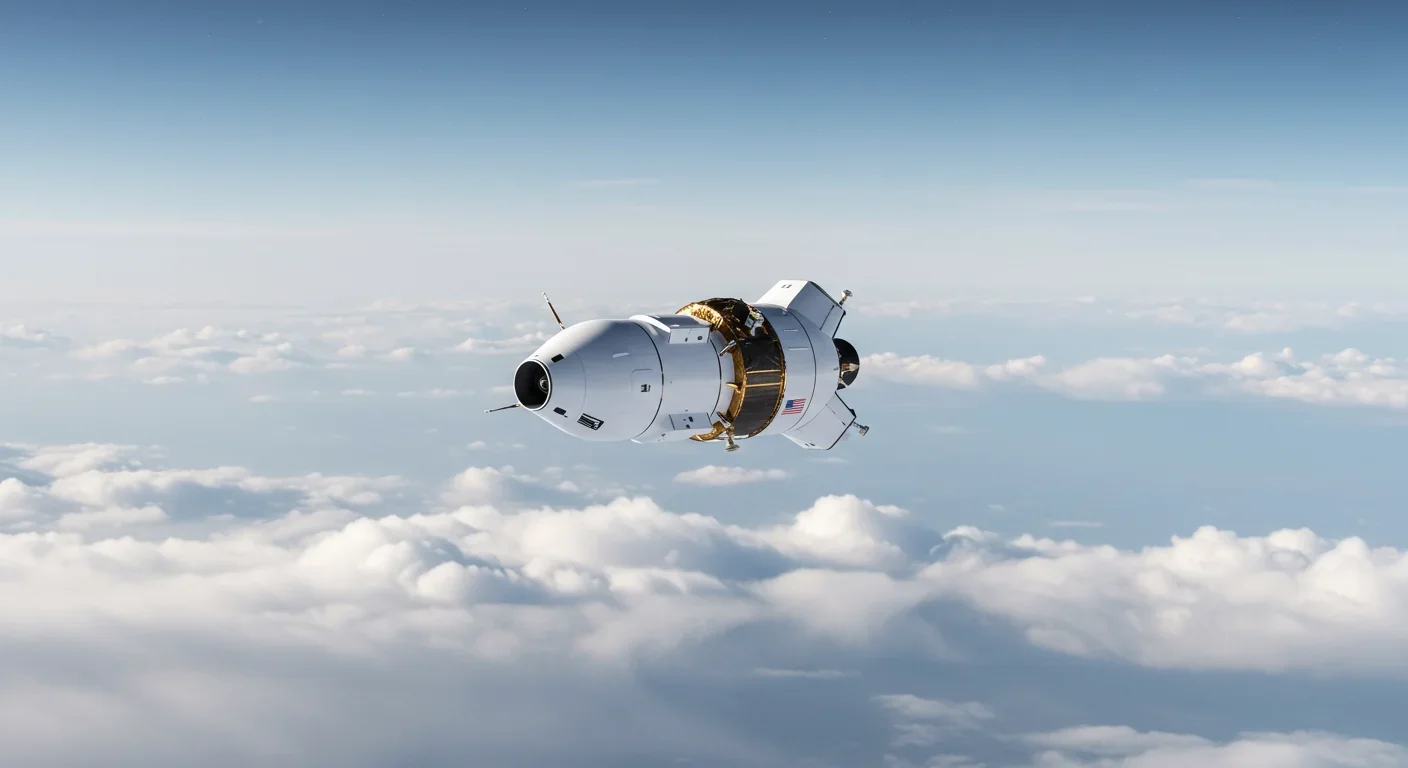 Atmospheric probe descending into ice giant cloud layers