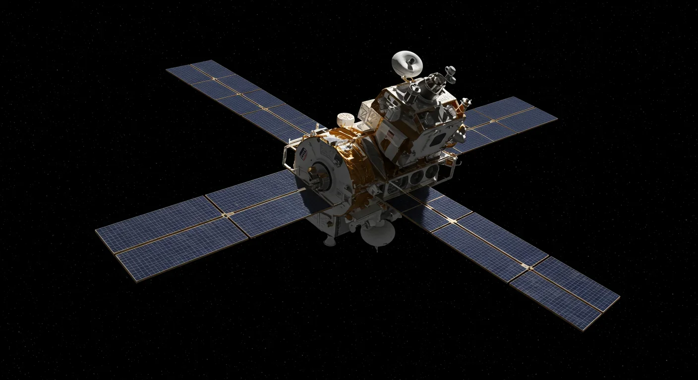 Europa Clipper spacecraft with deployed solar arrays