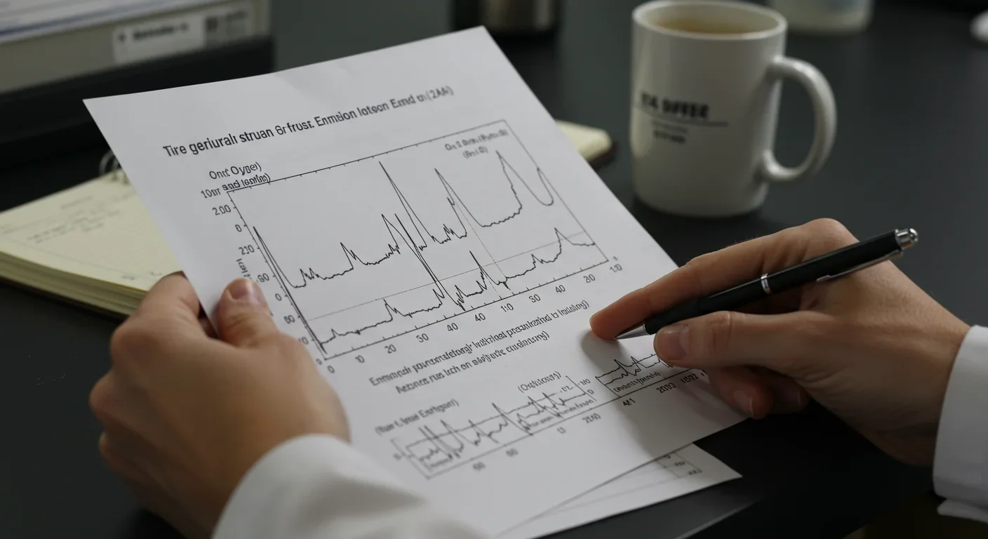 Scientist examining spectral emission lines from early galaxies showing unexpected oxygen abundance