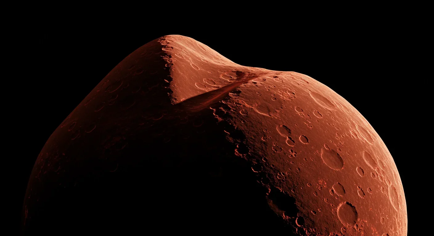 Arrokoth contact binary Kuiper Belt object visited by New Horizons showing two gently merged lobes