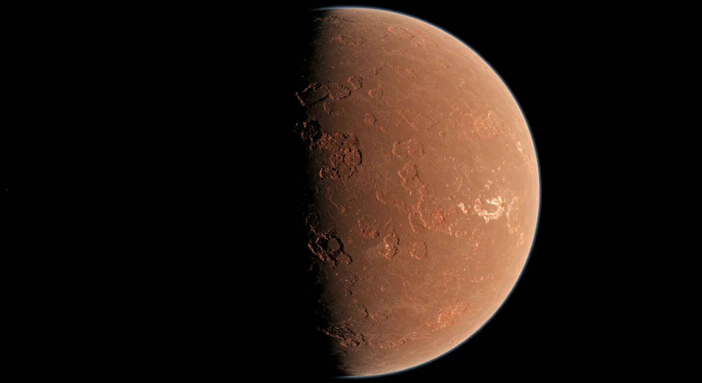 High-resolution view of Pluto showing diverse surface geology and active nitrogen ice plains