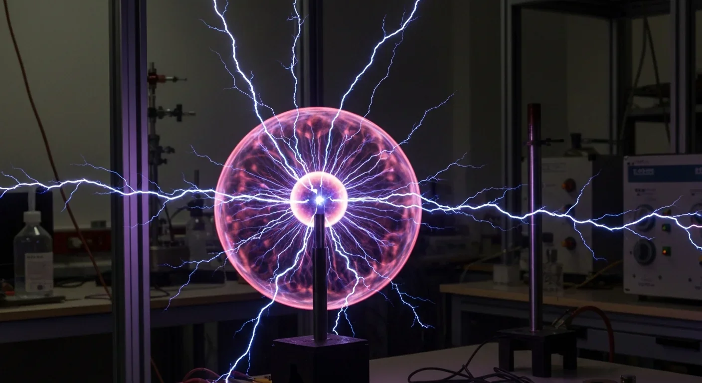 Plasma physics experiment demonstrating magnetic reconnection and energy release