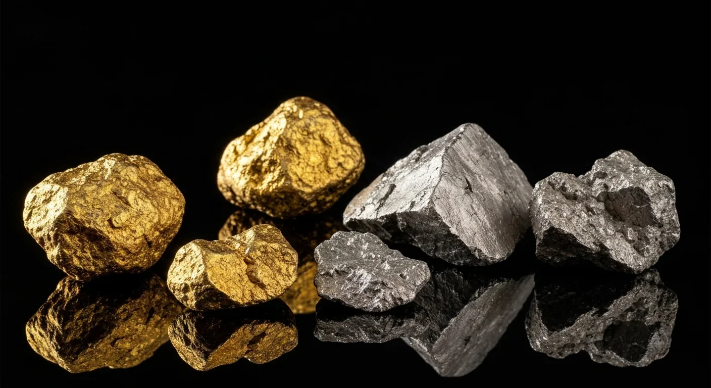 Gold and platinum precious metals created through rapid neutron capture during magnetar flares and stellar explosions