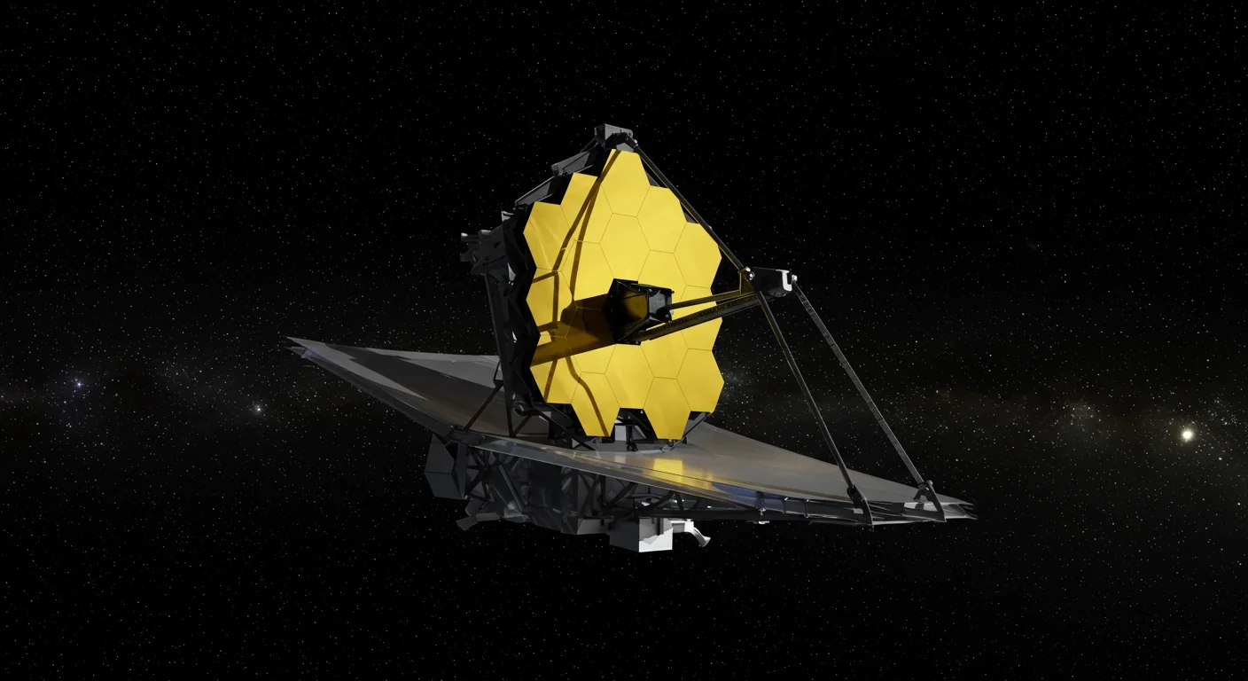 Researchers analyzing radio signal data in a modern observatory control room