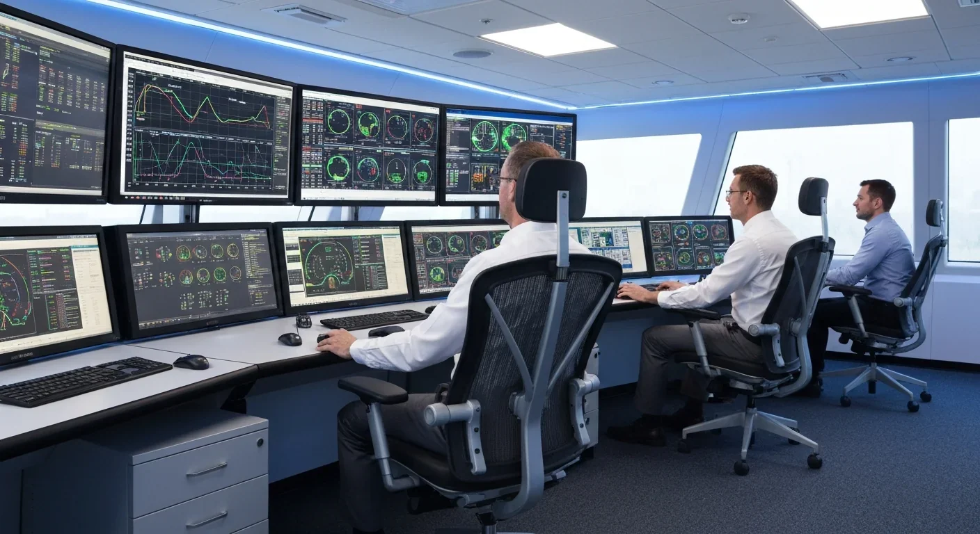 Control room monitoring rotating detonation engine test