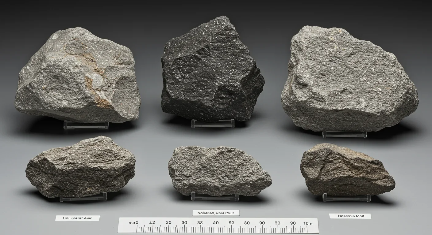 Lunar rock samples returned by China's Chang'e-6 mission showing fragments of norite and impact melt material from the South Pole-Aitken basin