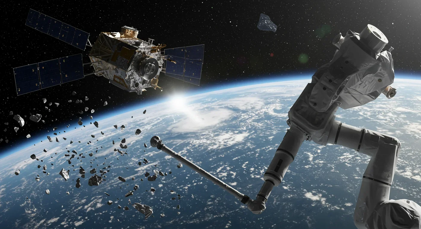 Orbital refueling station extending satellite lifespans to prevent debris creation