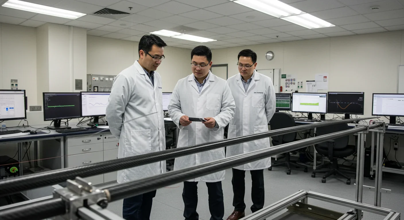 Space elevator tether extending from Earth to orbit showing the massive scale of proposed infrastructure