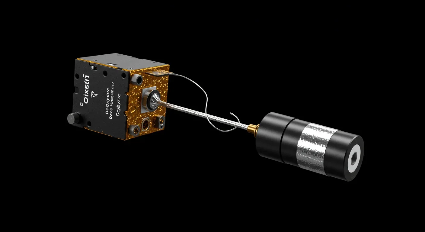 Compact cubesat deorbit device showing electrodynamic tether deployment canister