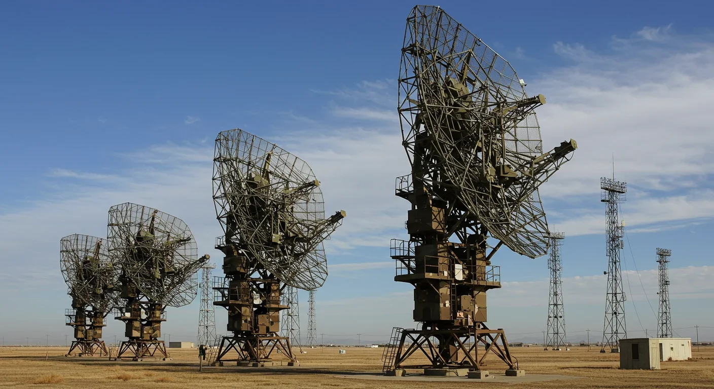 Space domain awareness facility with radar systems tracking orbital objects