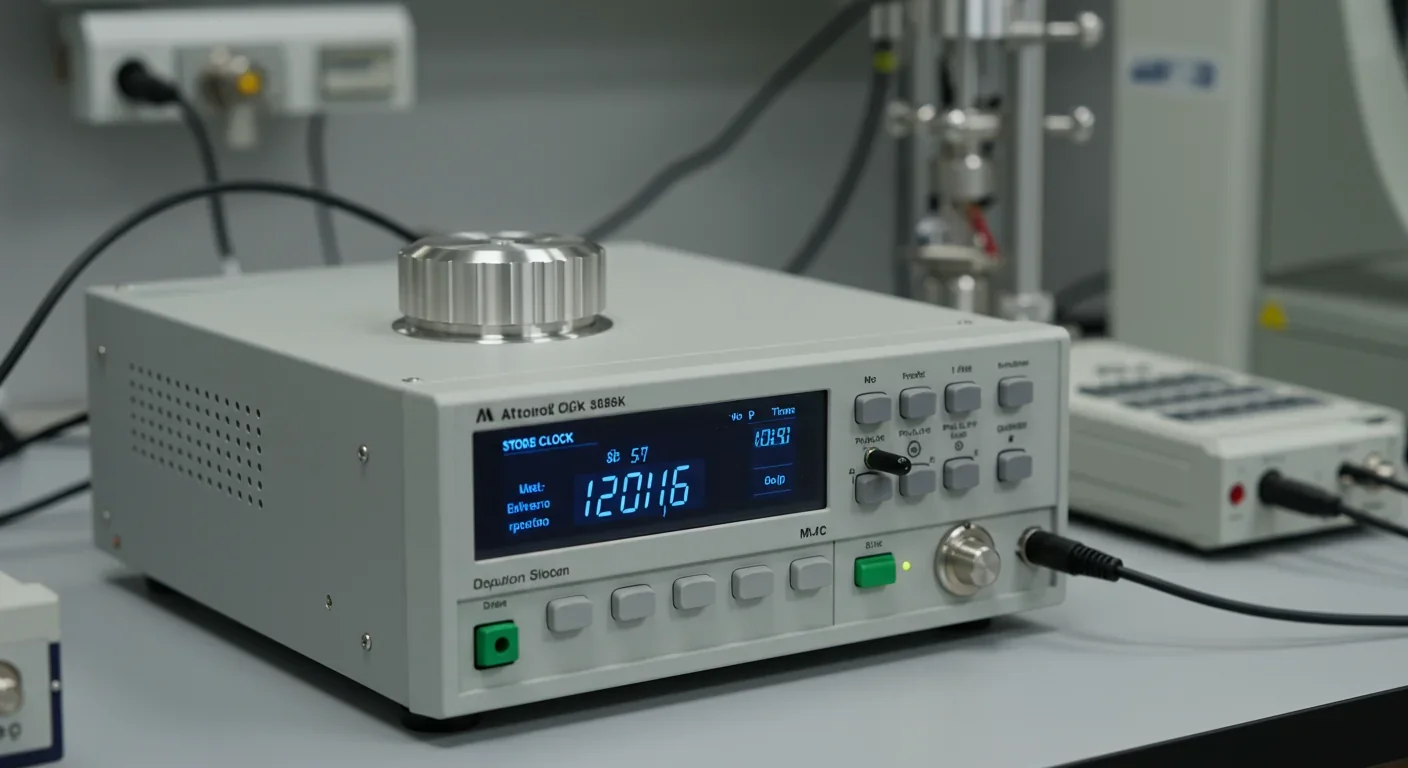 High-precision atomic clock used for measuring relativistic time effects